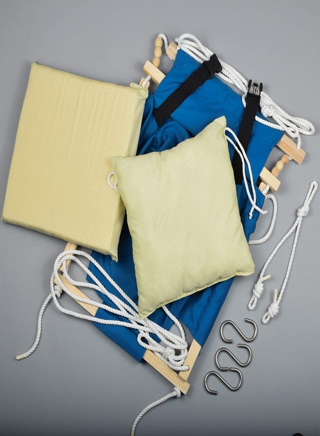 BOFFLE Swing for Kids | jhula for Kids | jhula for Baby | Baby Swing Hanging Indoor Outdoor | Baby Garden Swing with 1 Pillows (6 Months to 3 Years) (Up to 20 kg) - Image 4